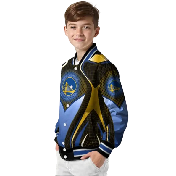 custom golden state warriors mesh chest black varsity jacket trendy.webp