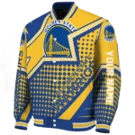 custom golden state warriors star burst blue varsity jacket best selling.webp