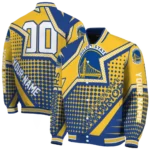 custom golden state warriors star burst blue varsity jacket best selling.webp