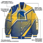 custom golden state warriors star burst blue varsity jacket best selling.webp
