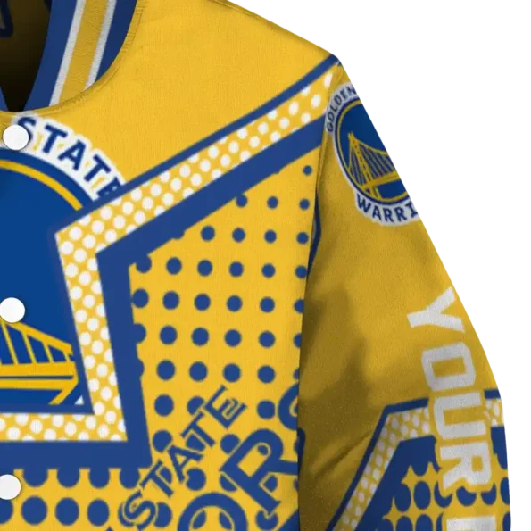custom golden state warriors star burst blue varsity jacket premium grade.webp