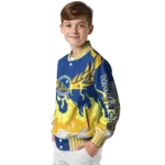 custom golden state warriors winged blaze blue white varsity jacket best selling.webp