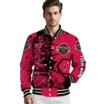 custom houston rockets hexagon cluster red black varsity jacket best selling.webp