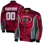 custom houston rockets power plate red bomber jacket best selling