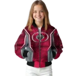 custom houston rockets power plate red bomber jacket best selling
