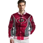 custom houston rockets power plate red varsity jacket best selling.webp