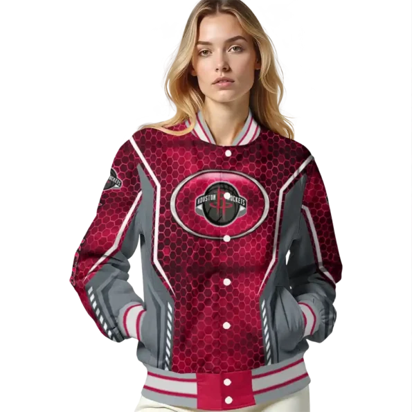 custom houston rockets power plate red varsity jacket latest model.webp