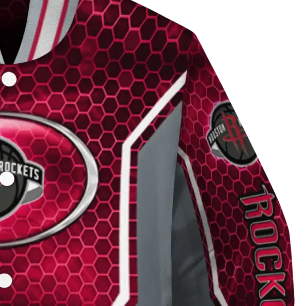 custom houston rockets power plate red varsity jacket premium grade.webp