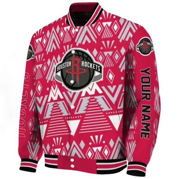 custom houston rockets pyramid shapes red varsity jacket best selling.webp