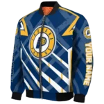 custom indiana pacers chevron angles blue bomber jacket best selling