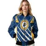 custom indiana pacers chevron angles blue bomber jacket best selling