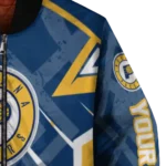 custom indiana pacers chevron angles blue bomber jacket best selling