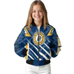 custom indiana pacers chevron angles blue bomber jacket best selling