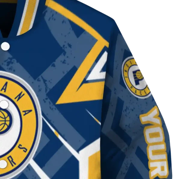 custom indiana pacers chevron angles blue varsity jacket premium grade.webp
