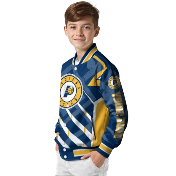 custom indiana pacers chevron angles blue varsity jacket trendy.webp