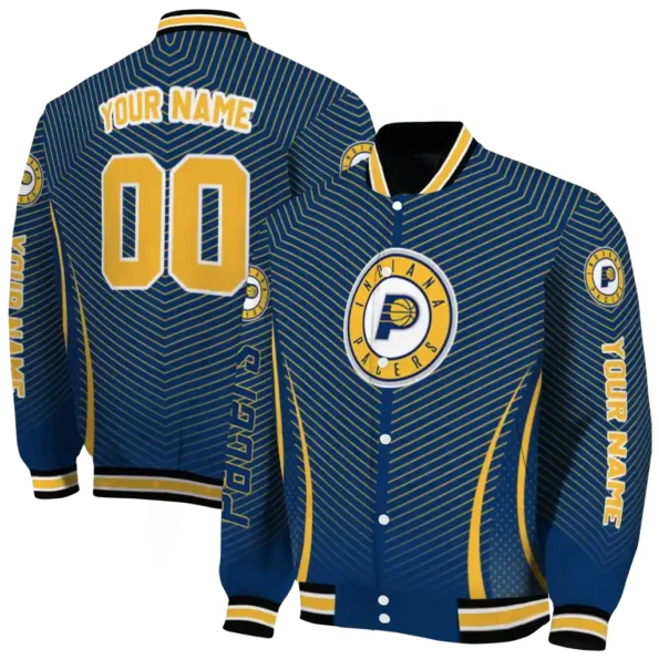 custom indiana pacers chevron arrow blue varsity jacket fashion forward.webp