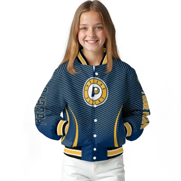 custom indiana pacers chevron arrow blue varsity jacket top rated.webp