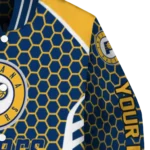 custom indiana pacers hexagon grid blue varsity jacket best selling.webp