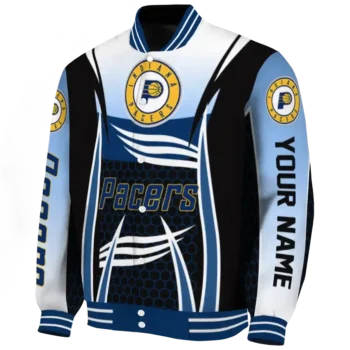 custom indiana pacers mesh effect blue black varsity jacket best selling.webp