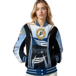 custom indiana pacers mesh effect blue black varsity jacket best selling.webp