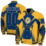 custom indiana pacers spider mark blue varsity jacket best selling.webp