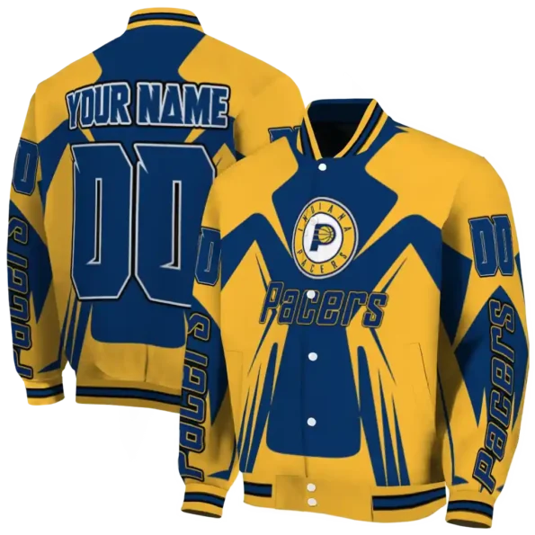 custom indiana pacers spider mark blue varsity jacket fashion forward.webp