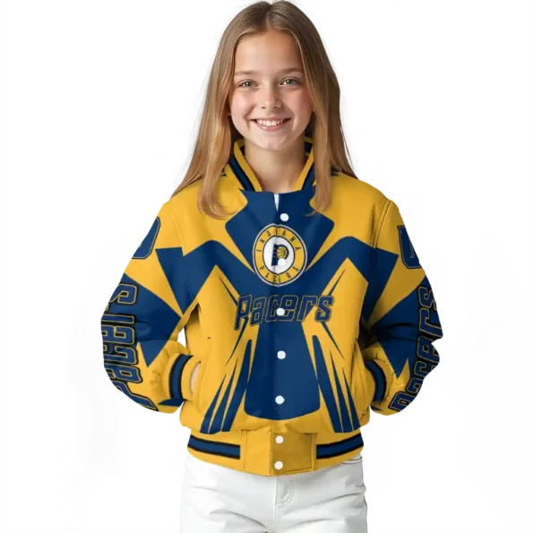 custom indiana pacers spider mark blue varsity jacket top rated.webp