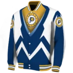 custom indiana pacers v stripes blue white varsity jacket best selling.webp