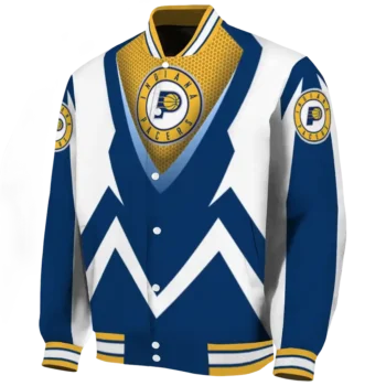 custom indiana pacers v stripes blue white varsity jacket best selling.webp