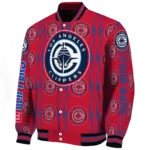 custom los angeles clippers bolt stripe red varsity jacket best selling.webp