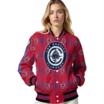 custom los angeles clippers bolt stripe red varsity jacket best selling.webp