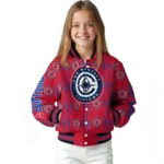 custom los angeles clippers bolt stripe red varsity jacket best selling.webp