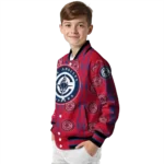 custom los angeles clippers bolt stripe red varsity jacket best selling.webp