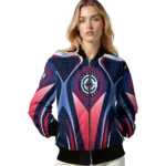 custom los angeles clippers mesh chest black bomber jacket best selling