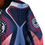 custom los angeles clippers mesh chest black bomber jacket best selling