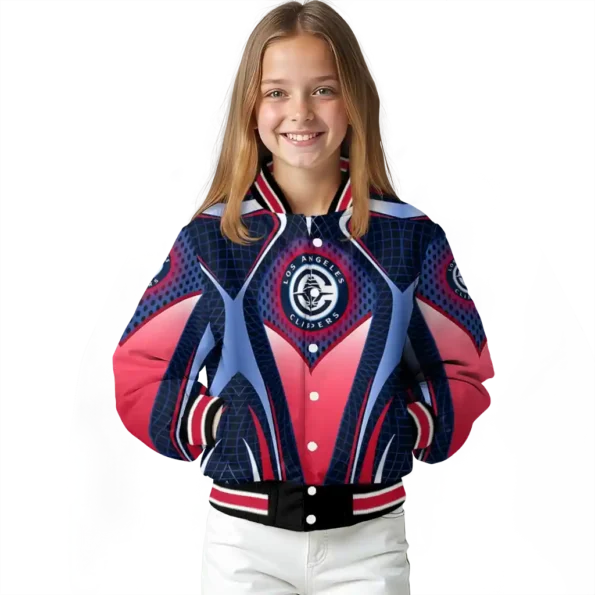 custom los angeles clippers mesh chest black varsity jacket top rated.webp