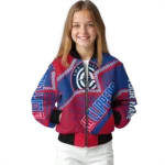 custom los angeles clippers star burst red bomber jacket best selling