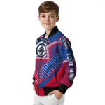 custom los angeles clippers star burst red bomber jacket best selling