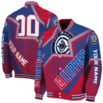 custom los angeles clippers star burst red varsity jacket best selling.webp