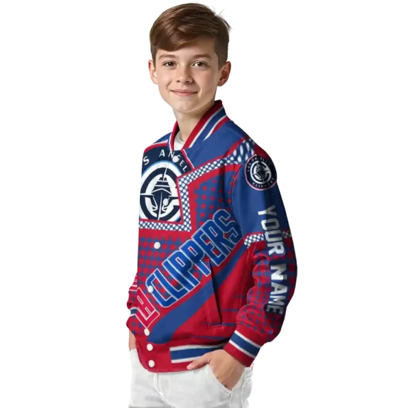 custom los angeles clippers star burst red varsity jacket trendy.webp