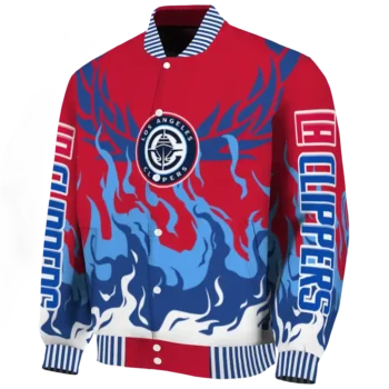 custom los angeles clippers winged blaze red white varsity jacket best selling.webp