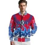 custom los angeles clippers winged blaze red white varsity jacket best selling.webp