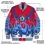 custom los angeles clippers winged blaze red white varsity jacket best selling.webp