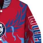 custom los angeles clippers winged blaze red white varsity jacket best selling.webp