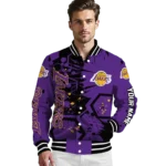 custom los angeles lakers hexagon cluster purple black varsity jacket best selling.webp