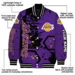 custom los angeles lakers hexagon cluster purple black varsity jacket best selling.webp