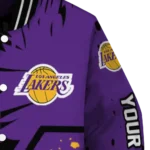 custom los angeles lakers hexagon cluster purple black varsity jacket best selling.webp