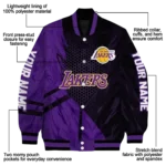 custom los angeles lakers hexagon mesh purple black varsity jacket best selling.webp