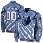 custom memphis grizzlies chevron angles blue varsity jacket best selling.webp