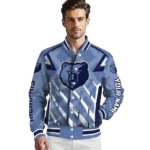 custom memphis grizzlies chevron angles blue varsity jacket best selling.webp